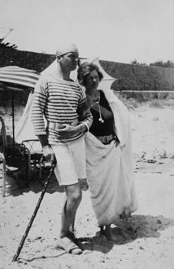 Gerald and Sara Murphy on the Riviera, AI generated