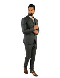 Most men have limited funds. Bottle Green 3 Piece Suit The Hub