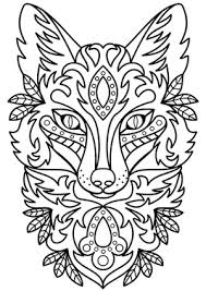 40+ sock coloring pages for printing and coloring. Fox Head Coloring Sheets
