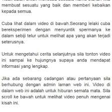 Kelak kau pasti akan mendapatkan sesuatu yang baru. Lelaki Ini Menyuntikan Spermanya Ke Dalam Telur 10 Hari Kemudian Lahir Sesuatu Yang Tak Disangka