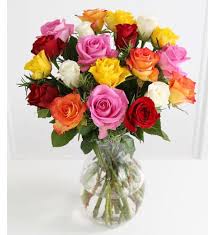Flower Arrageemnts Of 4 White Fairtrade Rose 4 Pink Fairtrade Rose 4 Red Fairtrade Rose 4 Yellow Fairtrade Rose Flower Delivery Flower Arrangements Flowers