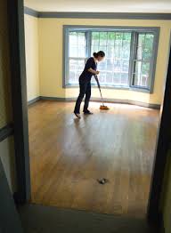 Spray paint overspray is a common issue. How To Clean Gloss Up And Seal Dull Old Hardwood Floors Young House Love