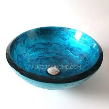 cobalt blue vessel sink thicken