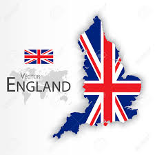 The flag of england was adopted in 1606. England Flag And Map United Kingdom Of Great Britain Combine Royalty Free Cliparts Vectors And Stock Illustration Image 52765693