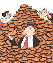 I Will Gladly Pay You Tuesday For A Hamburger Today Family Guy Wimpy Is Buried In Hamburger Heaven As Popeye And Olive Look On In Disg Personagens Classicos De Desenhos Animados Desenhos Hanna Barbera Desenhos Animados