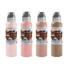 0.5 fl oz (pack of 7). Buy World Famous Tattoo Ink Maks Kornev Pink Skintone Tattoo Ink Set Of 4 Vegan Professional Tattooing Inks 4oz Online In Vietnam B08x12nyvc
