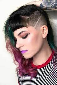 14 Undercut Fade Hairstyles For Bold Women Half Shaved Head Hairstyle Half Shaved Hair Undercut Fade Hairstyle