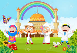 Gambar kartun orang lagi sholat keren bestkartun. Gambar Kartun Masjid Dan Orang Sholat Nusagates