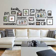 Wallverbs 22 Piece Family Is Photo Frame Set Bed Bath Beyond Living Room Photos Home Living Room Living Room Wall