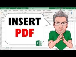 Scan any paper documents, such as exhibits or the signature page of a signed affidavit. How To Insert A Pdf File Into An Excel Cell