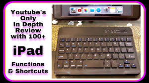 Ipad Chinese Generic Bluetooth Keyboard Review Functions And Shortcuts With Ios Android Pc Youtube
