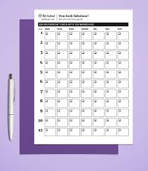 weight loss chart free printable reach your weight loss