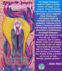 En las religiones abrahámicas, gabriel es un arcángel que, normalmente, hace de mensajero enviado por dios a determinadas personas. Vida En Luz Y En Amor Meditacion De Sanacion Feliz Dia El