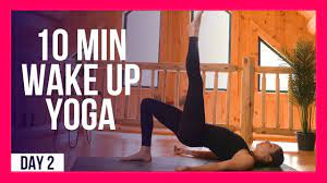 A beginner yoga sequence to build strength and improve flexibility. 10 Min Wake Up Full Body Yoga Stretch Day 2 Morning Yoga Stretches Youtube