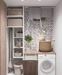 53 Creative Laundry Room For Small Space Homiku Com Small Laundry Rooms Laundry Room Decor Laundry In Bathroom