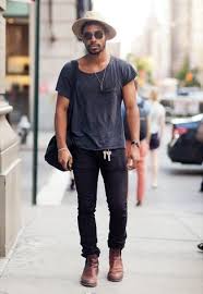 They hug the leg without making your lower body look skinny, and the slimmer. Black Skinny Jeans With Brown Leather Chelsea Boots Summer Outfits For Men 4 Ideas Outfits Lookastic
