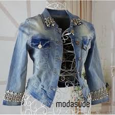 Tas I Slemeli Eski Tme Tarz Kot Ceket Urunu Ozellikleri Ve En Uygun Fiyatlari N11 Com Da Tas I Slemeli Es Kot Ceket Elbise Yeniden Tasarimlari Outfit Jeans