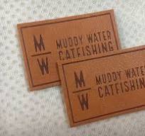 300 Custom PU Leather Labels, PU Leather Patches, Leather ...