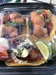 The fish taco was a bit dry and underwhelming, maybe it was just overhyped for us. The Taco Maven A Guide To Eating And Cooking Tacos Holbox Tacos At Mercado La Paloma Downtown Los Angeles