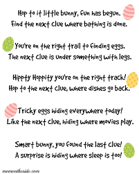 The best clues from the easter bunny himself! Printable Easter Scavenger Hunt Clues Easter Scavenger Hunt Easter Scavenger Hunt Clues Easter Kids