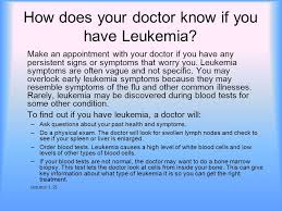 Experiencing a loss of taste when. Leukemia Cancer Of The Blood Ppt Video Online Download