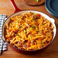 Family Favorite Cheeseburger Pasta Recipe Taste Of Home
