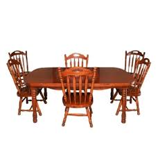 Check spelling or type a new query. Lot Art Broyhill Furniture Colonial Style Dining Table And Chairs