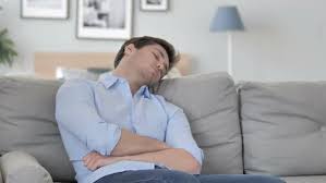 We have just put the cause over the relationship. Young Man Sleeping While Sitting On Couch By Stockland On Envato Elements
