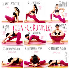 Yoga Poses And Stretches For Runners Hamstring And Hip Opening Sequence Miss Sunitha Sunithalovesyog Yoga For Runners Yoga Tutorial Stretches For Runners