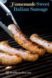 How To Make Homemade Sweet Italian Sausage Recipe Homemade Recipe In 2020 Homemade Sausage Recipes Italian Sausage Recipes Italian Sausage Recipes Homemade
