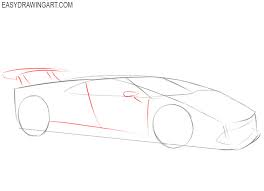 ( 2nd version also , just posted ). How To Draw A Ferrari Easy Drawing Art