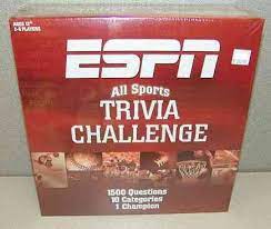 16 days, 10 games, 1 pearl necklace: Espn All Sports Trivia Challenge Board Game Boardgamegeek