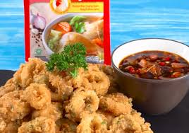 Masukkan cumi di adonan tepung, goreng dalam minyak banyak hingga kering dan matang. Resep Cumi Goreng Tepung Saus Kecap Pedas Reseppedia Com