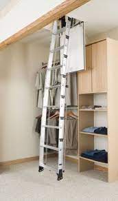 Werner Ladders Aa Series Telescoping Attic Ladder Attic Ventilation Attic Ladder Attic Flooring