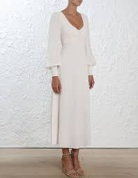 Zimmermann Rouche Dress Model Image Fits True To Size Take Your Normal Sizeour Mode Designer Dresses Online Shop Designer Dresses Australian Designer Dresses