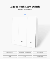 Zemismart Tuya Zigbee Light Switch 3 Gangs Physical Wall Switches Push Interruptor 110v 220v