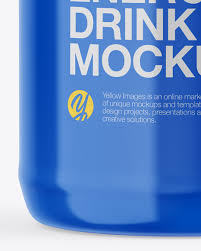 Download Glossy Can Mockup In Can Mockups On Yellow Images Object Mockups PSD Mockup Templates