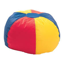 Our kids bean bag chairs are made of 100% polyester with an enclosed insert filled with polystyrene beads. Multicolored Beanbag Chair Large Flaghouse