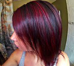 blonde red highlights black hair blonde highlights red hair dunkelbraunes haar dunkelbraune haare braune haare