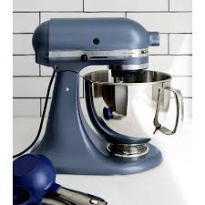 Find many great new & used options and get the best deals for shamrock appliances pasta maker attachment for 700w stand mixer at the best online prices at ebay! Kitchenaid Artisan Series 5 Quart Tilt Head Steel Blue Stand Mixer Reviews Crate And Barrel Kitchen Aid Kitchenaid Artisan Kitchen Stand Mixer