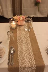 Burlap Lace Table Runner Lace Table Runners Burlap Table Runners Wedding