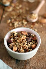 Granola Maison Amande Noisette Et Chocolat Caramel Recette Granola Maison Granola Au Chocolat Granola