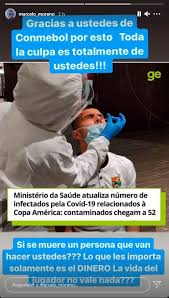 Marcelo moreno martins estalla contra conmebol: Marcelo Martins Critico A Conmebol Por Contagios De Covid 19 En Copa America 2021 Foto