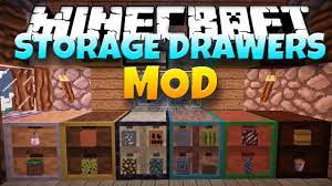 With A Recent Update Making It Compatible With Minecraft 1 12 2 And 1 11 2 The Storage Drawers Mod Is Getting Peopl Minecraft Mods Minecraft 1 Storage Drawers