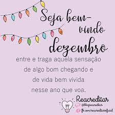 Reacreditar Bem Vindo Dezembro Facebook