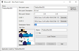 Skin pack creator for minecraft ee. Zedafox Minecraft Skin Pack Creator