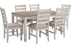 Find the savings you are looking for here. Signature Design By Ashley Skempton 10292364 Two Tone 7 Piece Dining Set With Two Tone Finish Pilgrim Furniture City Dining 7 Or More Piece Sets