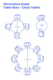 Circle Tables People Dining Table Sizes Circular Dining Table Dining Table Dimensions