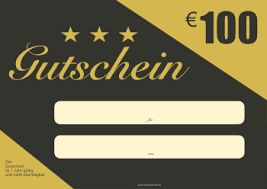 Dort können sie vordefinierte texte sowie ein layout ihrer. Wertgutschein 100 Euro Pdf Vorlage Zum Ausdrucken