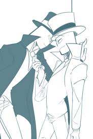 Black And White Hat White Hat And Black Hat White Hat Black Hat Bendy And The Ink Machine